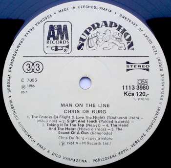 LP Chris de Burgh: Man On The Line 42092