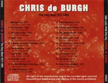 CD Chris de Burgh: The Very Best 1977-1994