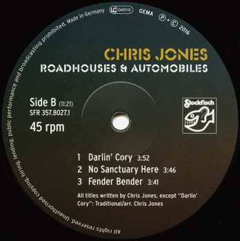 2LP Chris Jones: Roadhouses & Automobiles 135758
