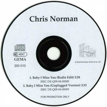 CD Chris Norman: Baby I Miss You 376199