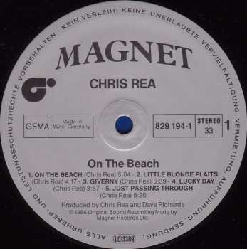 LP Chris Rea: On The Beach