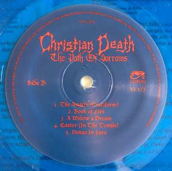 LP Christian Death featuring Rozz Williams: The Path Of Sorrows LTD | CLR 281443