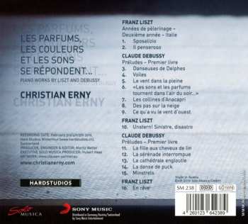 CD Christian Erny: Les Parfums, Les Couleurs Et Les Sons Se Répondent… Piano Works By Liszt And Debussy 392478