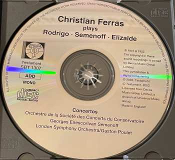 CD Christian Ferras: Concierto De Estio / Double Concerto /Violin Concerto 451142