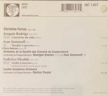 CD Christian Ferras: Concierto De Estio / Double Concerto /Violin Concerto 451142