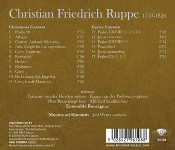 CD Christian Friedrich Ruppe: Christmas Cantata / Easter Cantata 375551