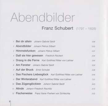 CD Christian Gerhaher: Abendbilder (Lieder Von Franz Schubert) 111318