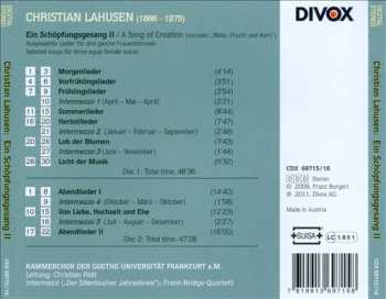 2CD Christian Lahusen: Ein Schöpfungsgesang II 490612