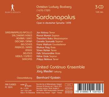 3CD Christian Ludwig Boxberg: Sardanapalus 357218