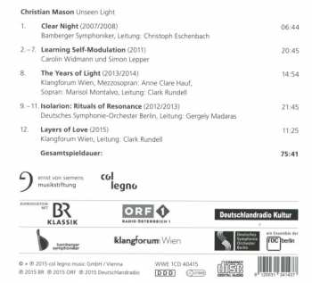 CD Christian Mason: Unseen Light 154211