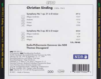 CD Christian Sinding: Symphonies 1 & 2 158045