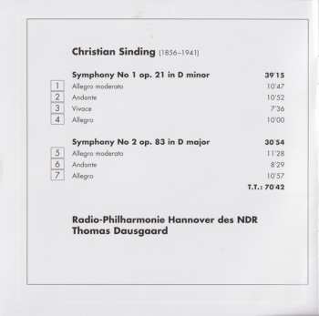 CD Christian Sinding: Symphonies 1 & 2 158045