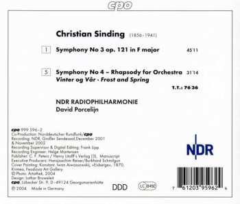 CD Christian Sinding: Symphonies 3 & 4 193518