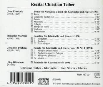 CD Christian Teiber: Recital Christian Teiber 321442