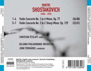 CD Christian Tetzlaff: Violin Concertos 1 & 2 306161