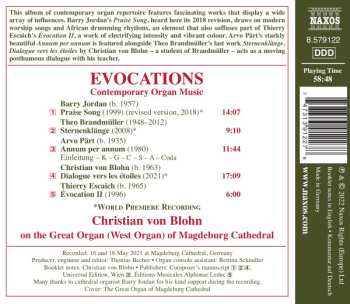 CD Christian von Blohn: Evocations (Contemporary Organ Music) 530280