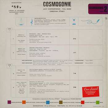LP Christian Zÿsset: Cosmogonie 496940