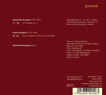 CD Christiane Karajeva: Franz Schubert, Alexander Skrjabin 497671