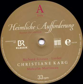 2LP Christiane Karg: Heimliche Aufforderung / Secret Invitation - Lieder 150284