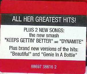 CD Christina Aguilera: Keeps Gettin' Better: A Decade Of Hits 18993