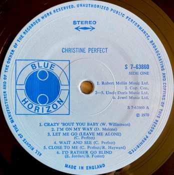 LP Christine Perfect: Christine Perfect LTD 131575