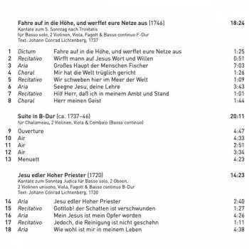 CD Christoph Graupner: Bass-Kantaten 332254