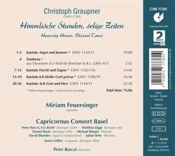 CD Christoph Graupner: Himmlische Stunden, Selige Zeiten 236848