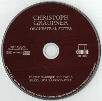 CD Christoph Graupner: Orchestral Suites 122393