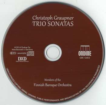 CD Christoph Graupner: Trio Sonatas 123579