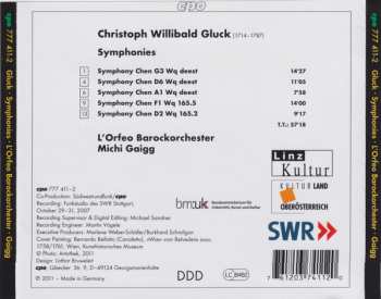 CD Christoph Willibald Gluck: Five Symphonies 294748
