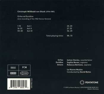 CD Christoph Willibald Gluck: Orfeo Ed Euridice DIGI 113922