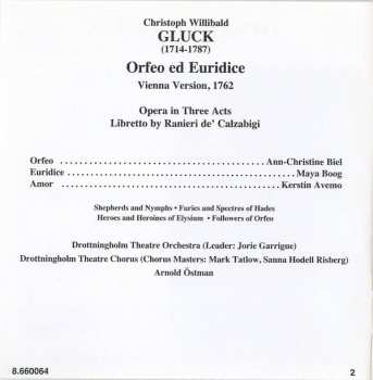 CD Christoph Willibald Gluck: Orfeo Ed Euridice (First Vienna Version, 1762) 296051