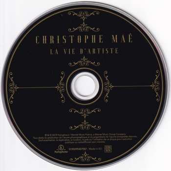 CD Christophe Maé: La Vie D'artiste 247323