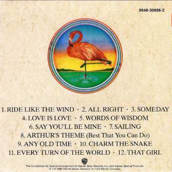 CD Christopher Cross: Ride Like The Wind / The Best Of Christopher Cross 47093