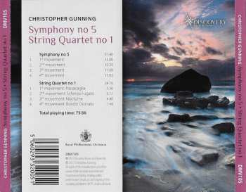 CD Christopher Gunning: Symphony No 5 / String Quartet No 1