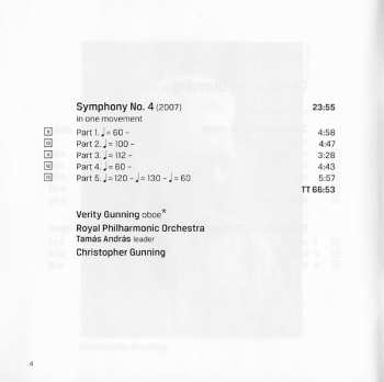 CD Christopher Gunning: Symphonies Nos 3 and 4 - Oboe Concerto 330551