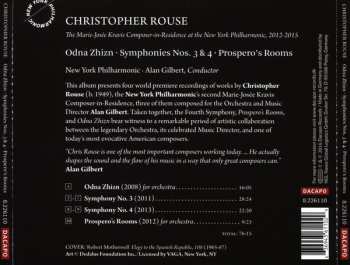 CD Christopher Rouse: Odna Zhizn · Symphonies 3 & 4 · Prospero's Rooms 257990