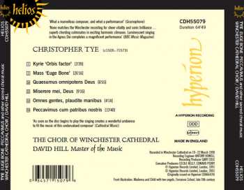 CD Christopher Tye: Euge Bone - Peccavimus 400015