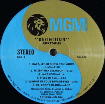 LP Chrysalis: Definition