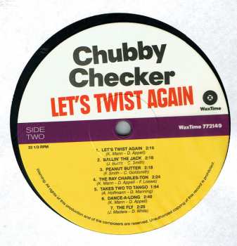LP Chubby Checker: Let's Twist Again LTD 113447