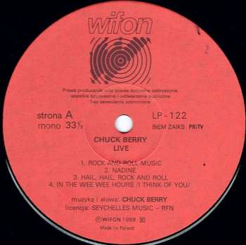 LP Chuck Berry: Live 331977