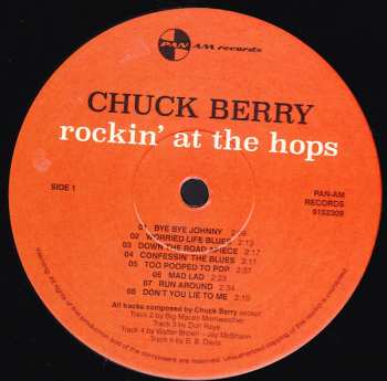 LP Chuck Berry: Rockin' At The Hops LTD 85710