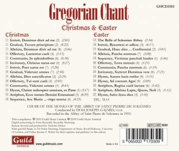 CD Chœur Des Moines De L'Abbaye Saint-Pierre De Solesmes: Gregorian Chant: Christmas & Easter 354421