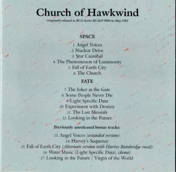 CD Hawkwind: Church Of Hawkwind 401218
