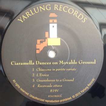 LP Ciaramella Ensemble: Dances On Movable Ground 71722