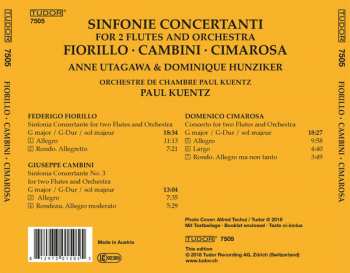 CD Domenico Cimarosa: Sinfonie Concertanti Per 2 Flauti E Orchestra 435401