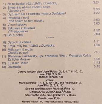 LP Cimbálová Muzika Dolňácko: Na Tej Huckéj Věži 531455