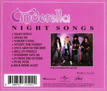 CD Cinderella: Night Songs 101993