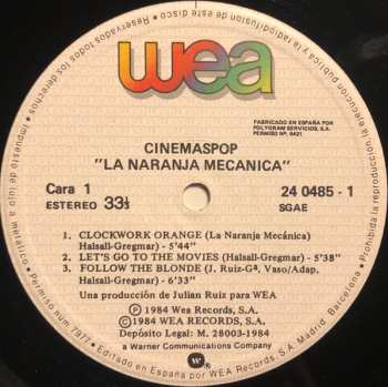 LP Cinemaspop: La Naranja Mecánica (Clockwork Orange)