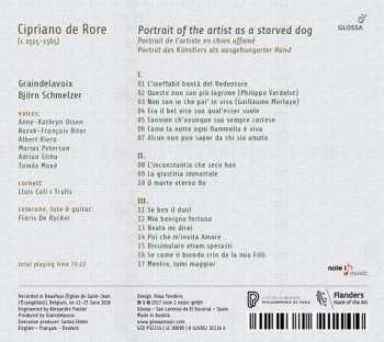 CD Cipriano De Rore: Portrait Of The Artist As A Starved Dog - Madrigals 178535